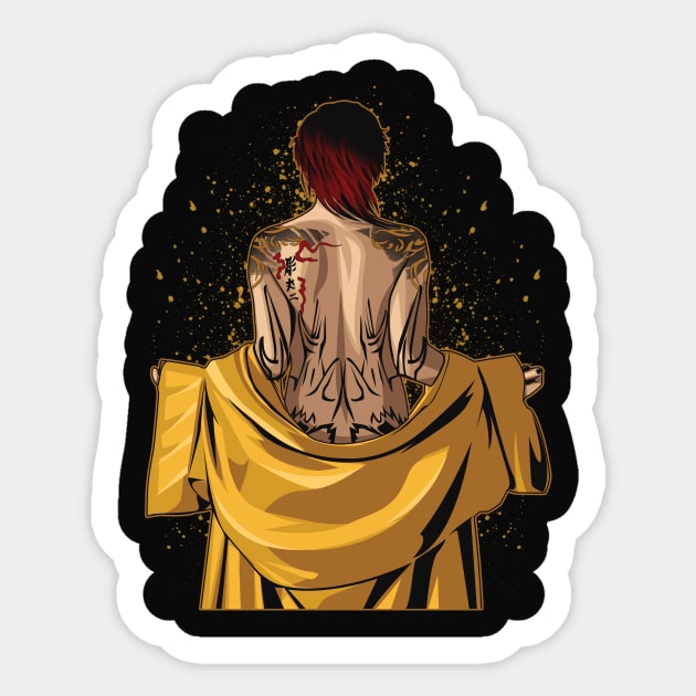 lady yakuza Sticker by siddick49